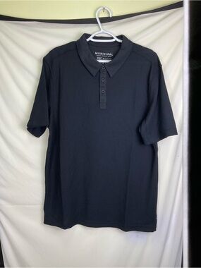 Men's MUNICIPAL Gig Polo -Black